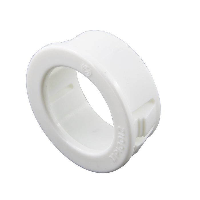 Snap-In Bushing 1" x 3/4" x 1 1/8" x 29/64" x .125" Nylon White