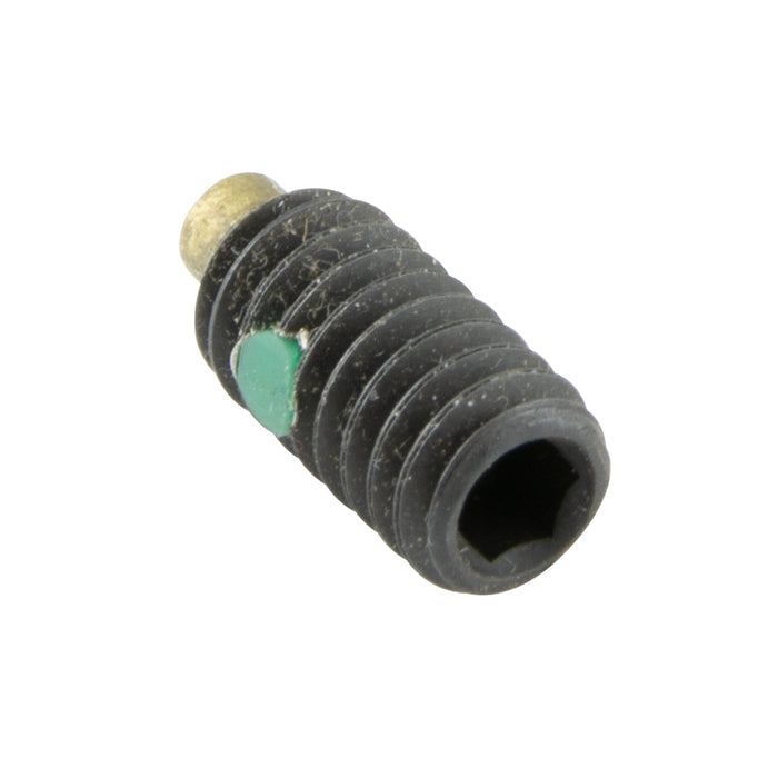 Hex Socket Set Screw with Brass Tip & Nylon Pellet Insert 5/16"-18 UNC x 1/2" LONG Alloy Steel