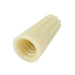 Wire Nut Twist-On without Insert 2 or 2 x #18, 2 x #16 Nylon Ivory by Spaenaur Inc.