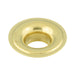 Brass Sheet Metal Grommet 5/16" Hole Dia., Size #1 Brass Plain (Component Of SN#7346) by Spaenaur Inc.