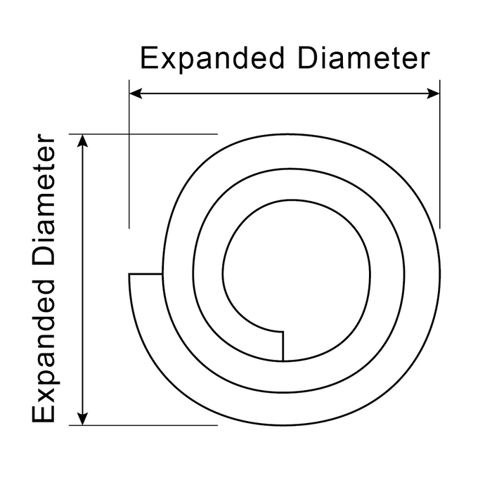 Slotted Spring Tension Pin 5/32" x 5/8" Spring Steel Zinc Plated