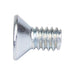 Machine Screw, Flat Head, Square Socket Drive, #6-32 UNC x 1/2" Length, Steel Zinc Plated by Spaenaur Inc.