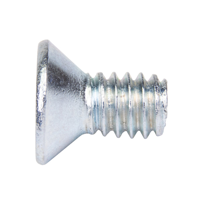 Machine Screw, Flat Head, Square Socket Drive, #10-32 UNF x 3/4" Length, Steel Zinc Plated by Spaenaur Inc.
