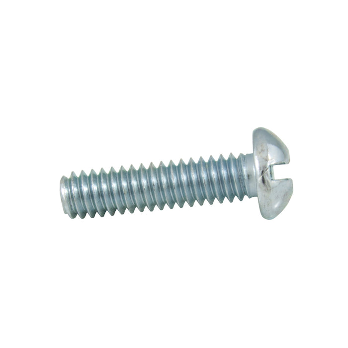 Machine Screw, Round Head, Combination Sqaure Socket Slot Drive, #4-40 UNC x 3/8" Length, Steel Zinc Plated Trivalent by Spaenaur Inc.