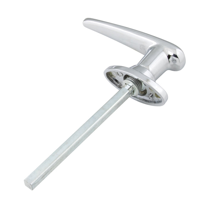 Non-Locking Handle D.B. Series 1.75" C. to C. x 5" Shaft LGTH Zinc Alloy Die Cast, Chrome Plated by Spaenaur Inc.