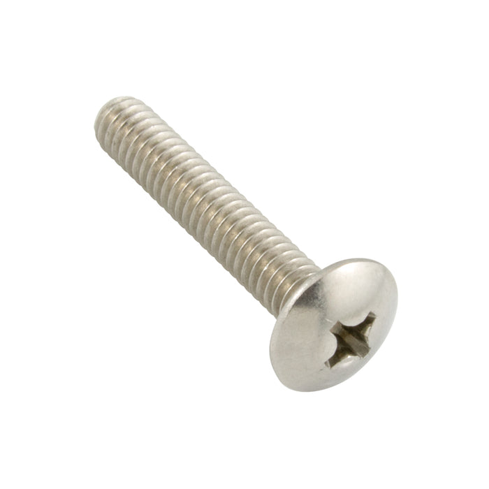 Machine Screw, Truss Head, Phillips Drive, #8-32 UNC x 1/2" Length, Stainless Steel by Spaenaur Inc.