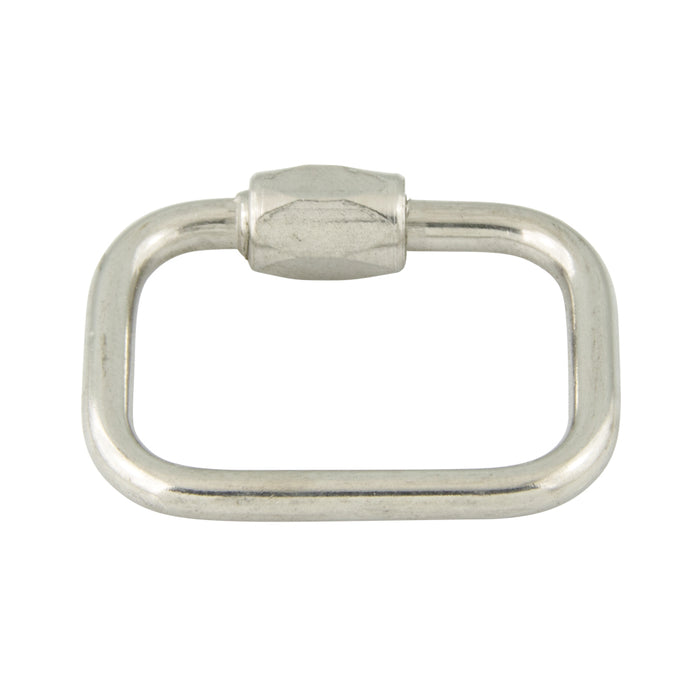 Square Quick Link, Series C 3mm Wire DIA Steel Zinc Plated by Spaenaur Inc.