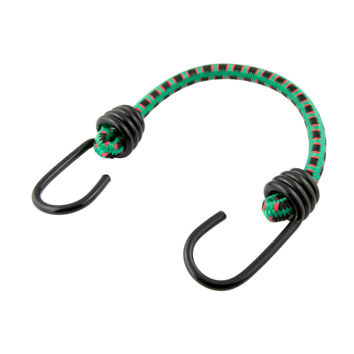 Elastic Stretch Cords, with Fully Plasticized Hooks 3/8" DIA x 12" LONG by Spaenaur Inc.