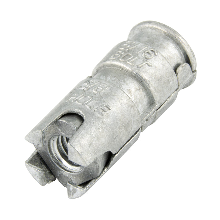 Lag Screw Expansion Shield, Alloy Zinc Plated, Short Standard, 1/4" x 1"(1/2" Drill)