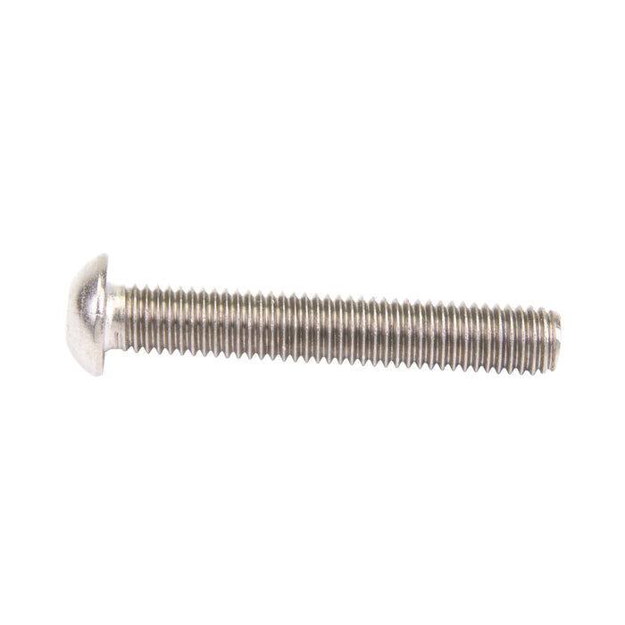 Security Screw, Flat Head Security Hex Socket Drive, #6-32 UNC x 1/2" Length, Stainless Steel by Spaenaur Inc.