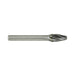 Carbide Burr, Aluminum Cut Round Nose Tree Shape 3/8" DIA x 3/4" LGTH x 1/4"Shank by Spaenaur Inc.