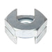 Écrous de blocage à enfiler Sae 1/2"-13 UNC (1 1/16"AF x 5/8" THK) 1018 Acier laminé à froid Zingué brillant par Slip-on®