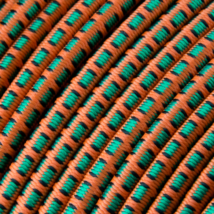 Câble élastique 3/16 po de diamètre x bobine de 328 pieds, revêtement multicolore Fibertex par Spaenaur Inc.