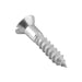 Wood Screw, Flat Head, Slotted, #4 x 1/2" Length, Aluminum, ASME/ANSI B18.6.1 by Spaenaur Inc.