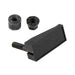 Series 101 Swell Latch Handle Style 2.19" x 1.13" Nylon Black by SouthCo