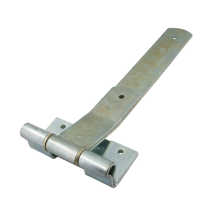 Charnière de porte arrière décalée, sangle de 30 cm de long, décalage de 1,27 cm, acier zingué