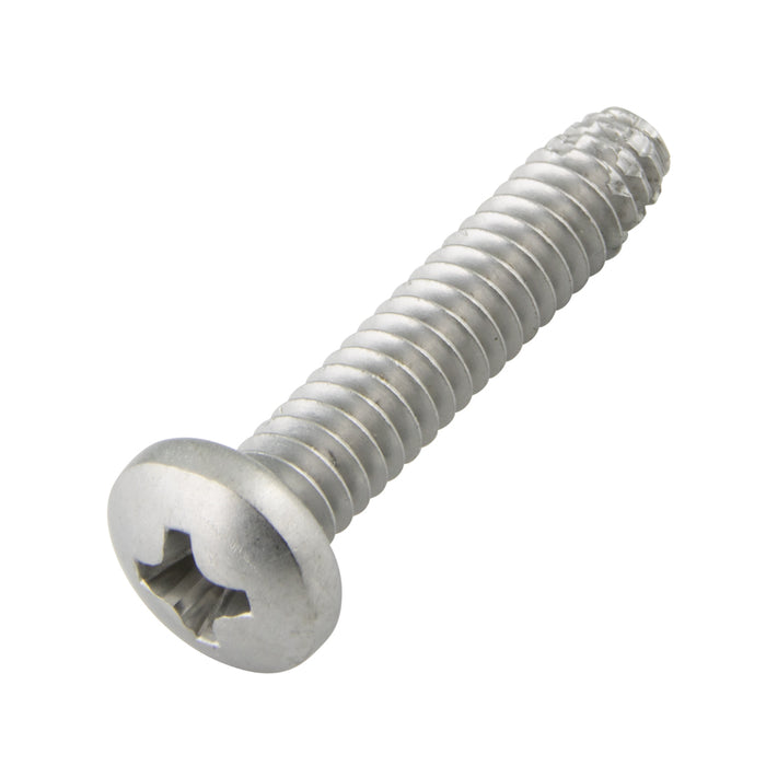 Pan Phillips Head Type F Thread Cutting Screw #10-32 UNF x 3/8" LONG 410 Stainless Steel Hardened ANSI B18.6.4 by Spaenaur Inc.