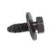 Machine Screw, Hex Head Bolt With Conical Washer Head, Unslotted Drive, 8 mm x 1.25 x 25 mm Length, Steel Plain by Spaenaur Inc.