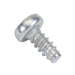 Tapping Screw, Pan Head Square Socket Drive, Type B, #6 x 3/8" Length, Low Carbon Steel Trivalent Zinc Plated by Spaenaur Inc.