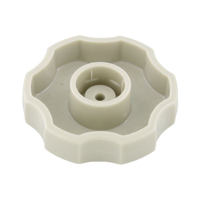 Shear-Loc Knob, Rosette Style 5/16" x 1 1/2" Dupont Delrin 500 Grey by Spaenaur Inc.
