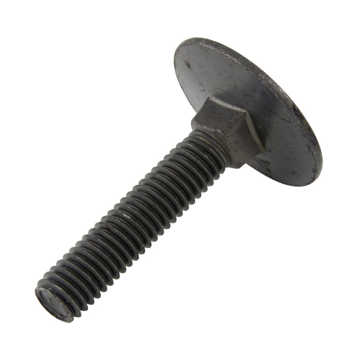 Elevator Bolt, Large Head, 3/8"-16 x 2-1/2" Length, Steel Plain Grade 5, ASME/ANSI B18.5