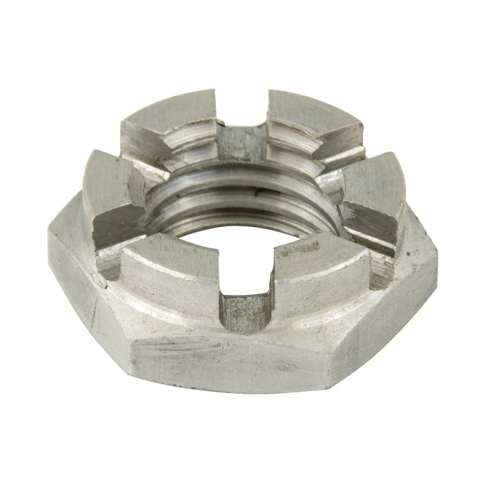 Écrou hexagonal à créneaux DIN 935 M20 x 2,50 en acier inoxydable A2, écrou lisse DIN 935/A2 M20, fabriqué par Spaenaur Inc.
