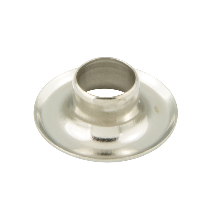 Sheet Brass Grommet And Washer (116-A08-1T And 116-A09-1K) 144/Pk 1/4" Hole Dia., Size #0 Brass Nickel Plated by Spaenaur Inc.