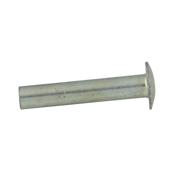 Oval Head Tubular Rivet 3/16" x 9/32" L (3/8" Head DIA) Steel Zinc Plated ANSI B18.7-1972(R1983)
