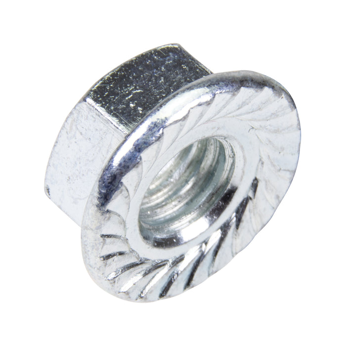 Écrou hexagonal à bride dentelée M8 classe 8 en acier zingué par Spaenaur Inc.