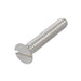 Machine Screw, Flat Head, Slotted Drive, #0-80 UNF x 5/16" Length, Brass Plain by Spaenaur Inc.