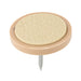 Tack Glides 1 1/8" Base DIA x 1/4" Base THK High Impact Styrene, Tan by Spaenaur Inc.