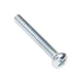 Machine Screw, Round Head, Phillips Socket Recess Drive, #8-32 UNC x 5/8" Length, Steel Zinc Plated by Spaenaur Inc.
