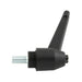 Indexed Clamping Lever, Male 2.05" Length, 1/4"-20 x 1-1/4" Stud 1.38" Overall Height Thermoplastic Material Black by Spaenaur Inc.