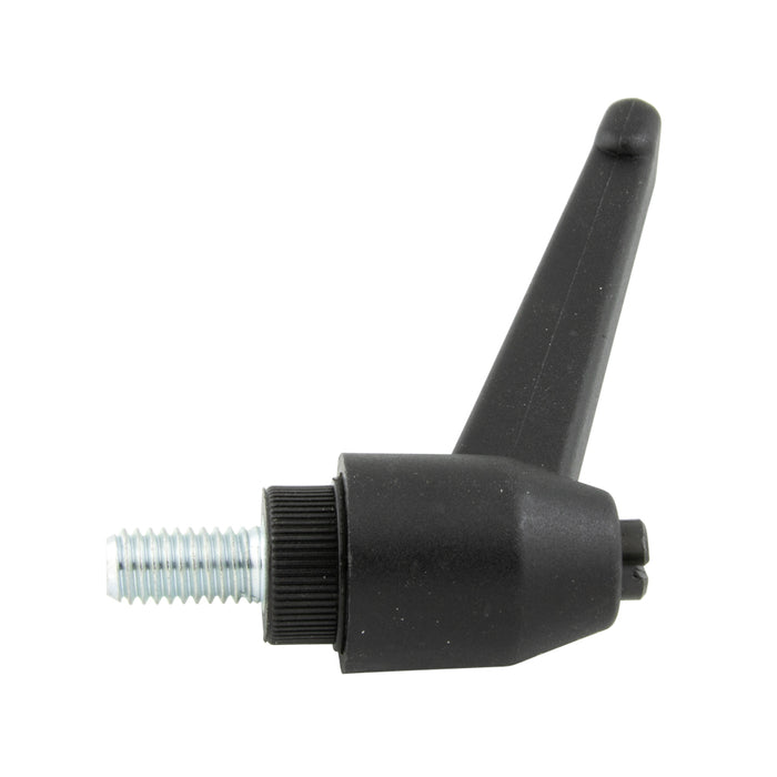Indexed Clamping Lever, Male 3.82" Length, 3/8"-16 x 3/4" Stud 2.25" Overall Height Thermoplastic Material Black