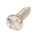 Tapping Screw, Pan Head One-Way Slotted Drive, Type A, #14 x 3/4" Length, Steel Nickel Plated by Spaenaur Inc.