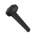 Indexed Clamping Lever, Female 4.73" Length, 3/8"-16 Thread 2.76" Overall Height Thermoplastic Black, Metal Insert by Spaenaur Inc.