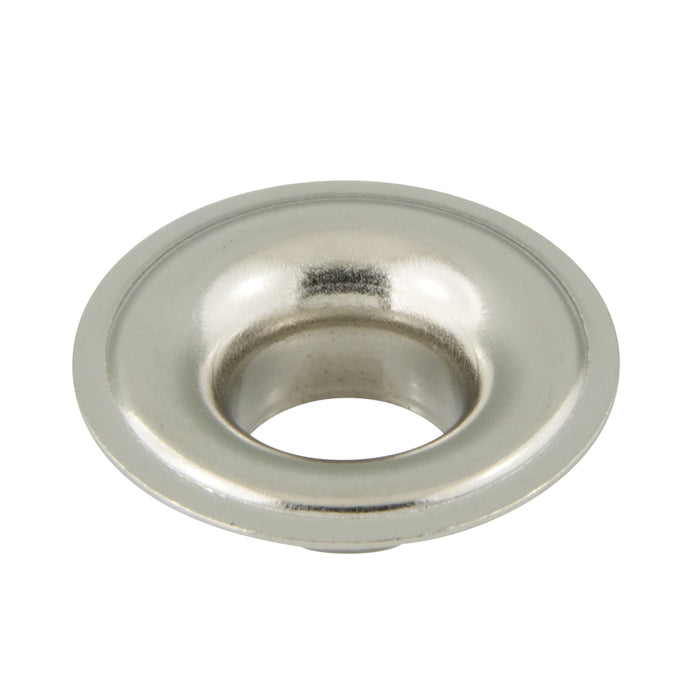 Sheet Brass Grommet 5/16" Hole Dia., Size #1 Brass, Nickel Plated (Component Of SN# 7346N)