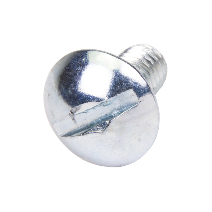 Machine Screw, Truss Head, Slotted Drive, #8-32 UNC x 3-1/2" Length, Steel Zinc Plated Trivalent by Spaenaur Inc.