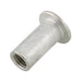 Écrou à rivet plat HD à extrémité ouverte sans clé 1/4"-28 UNF x 0,020-0,080" à serrage en acier cadmium plaqué par AVK