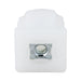 Plug Glide for 16/18 Gauge Square Tube 1-1/8" x 5/16"-18 Polyethylene Natural Color by Spaenaur Inc.