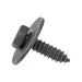 Sems Indented Hex Hd Machine Screw, With 3/4" OD Flat Washer, Dog Point, 1/4"-20 UNC X 3/4", Low Carbon Steel, Phosphate & Oil by Spaenaur Inc.