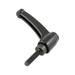 Indexed Clamping Lever, Male Thread 3.59" Length, 5/16"-18 x 1-1/4" Stud, 3.46" Overall Height Zinc Diecast, Black by Spaenaur Inc.