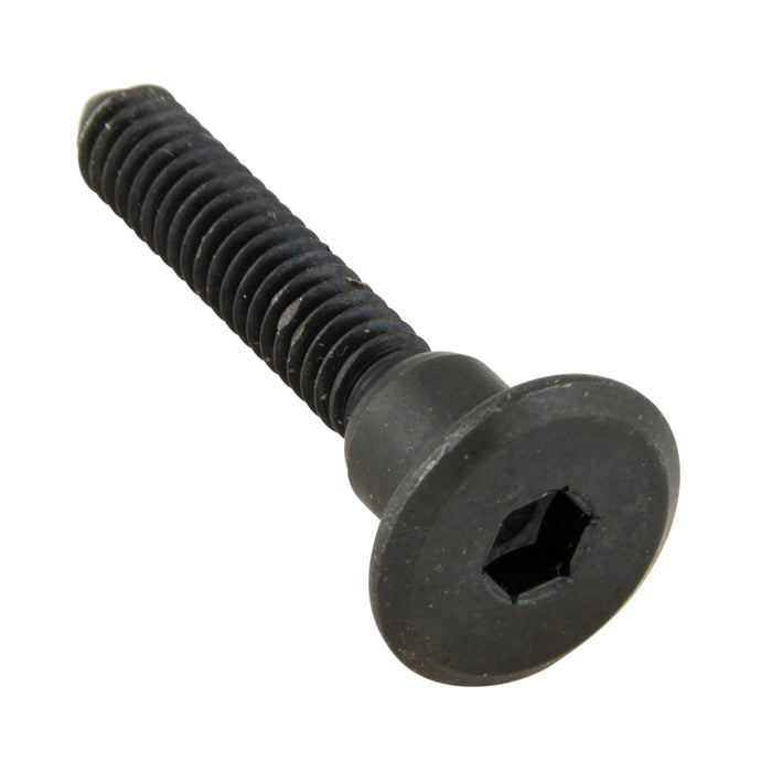 Joint Connector Bolt - Low Profile Head with Shoulder (5mm Hex Drive) 1/4"-20 UNC Thread x 40mm LGTH Under Head, Steel Black Oxide Finish