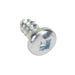 Tapping Screw, Pan Head Square Socket Drive, Type A, #10 x 1-1/2" Length, Low Carbon Steel Trivalent Zinc Plated by Spaenaur Inc.