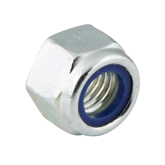 Nylon Insert Hex Locknut, DIN 982 M24 x 3.00 CL 10 Steel Zinc Plated DIN 982/10-ZP M24 by Spaenaur Inc.