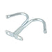 Double Hook 3/16" Hook Wir DIA x 7/8" C to C Steel Zinc Plated by Spaenaur Inc.