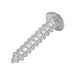 Tapping Screw, Round Head Slotted Drive, Type AB, #10 x 1" Length, Steel Zinc Plated by Spaenaur Inc.