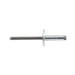 Pop Rivet Large Flange HD, Open End 1/8" x .390" LG (.126'-.250" Grip) Steel Zinc Plated by Pop®