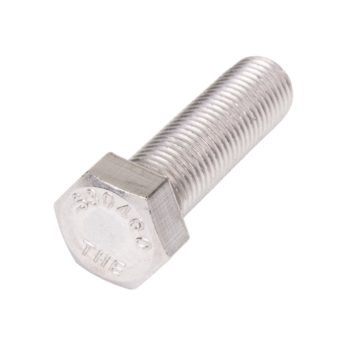 Hex Head Cap Screw Fully Threaded 1/2"-13 UNC x 2" LONG 18-8 SS ANSI B18.2.1-1965 by Spaenaur Inc.