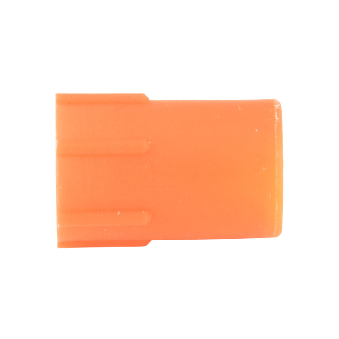 Standard Threaded Cap Ribbed 1/2" - 20 THRD Low Density Polyethylene Colour Red